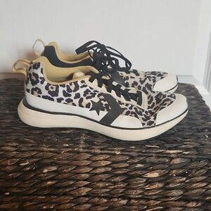 Converse Star Series Men's Running‎ Oxford Sneaker Animal Print Running Sz 7.5